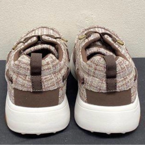 Women’s OrthoFeet size 6 Classic Brown Plaid Boat Shoes new in box - Picture 4 of 7